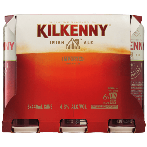 Kilkenny Irish Red Ale Beer Cans
