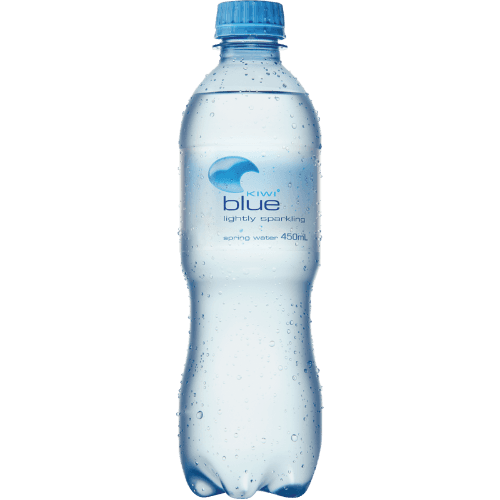 Kiwi Blue Lightly Sparkling Spring Water 450 mL