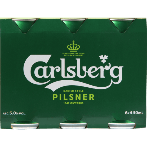 Carlsberg Danish Style Pilsner Cans