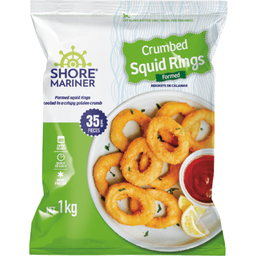 Shore Mariner Crumbed Formed Squid Rings