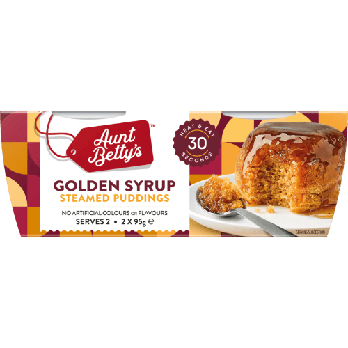 Aunt Betty's Golden Syrup Steamed Puddings
