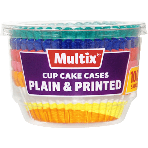 Multix Plain & Printed Cup Cake Cases