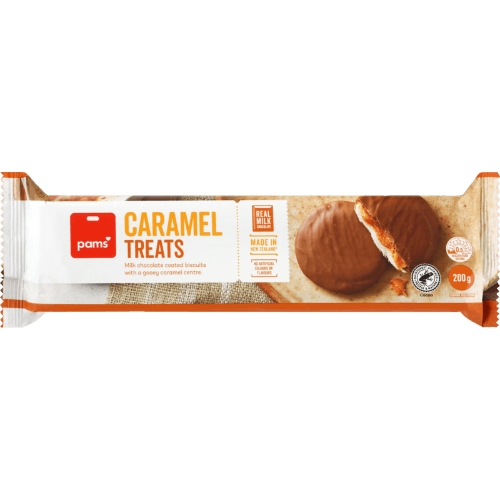 Pams Caramel Treats Biscuits