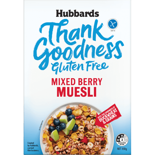 Hubbards Thank Goodness Gluten Free Mixed Berry Muesli