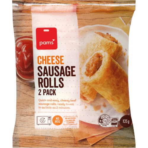Pams Cheese Sausage Rolls