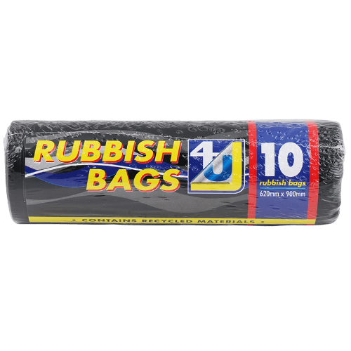 4U Rubbish Bags 10 pack