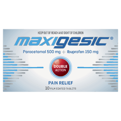 Maxigesic Double Action Pain Relief Film Coated Tablets