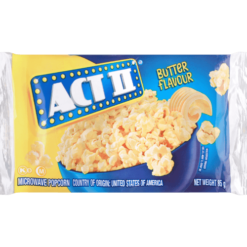 Act II Butter Flavour Microwave Popcorn