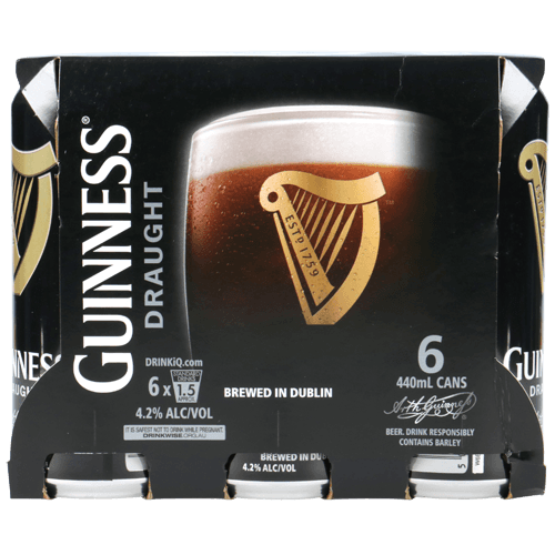 Guinness Draught Beer Cans