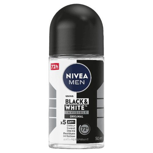 Nivea Men Invisible For Black & White Original 72Hr Protection Anti-Perspirant Deodorant Roll On