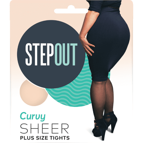 Stepout DuJour Sheer 15 Den Tights Curvy Bare