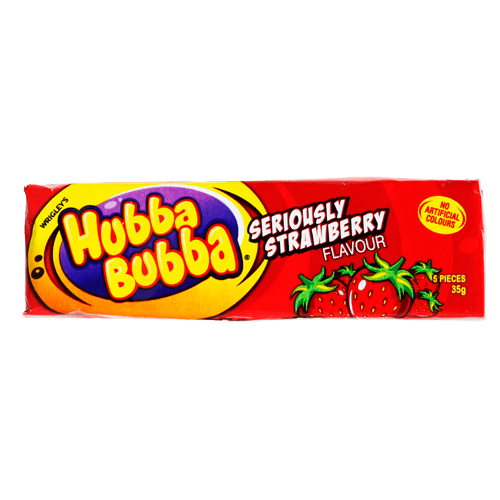 Hubba Bubba Seriously Strawberry Bubblegum