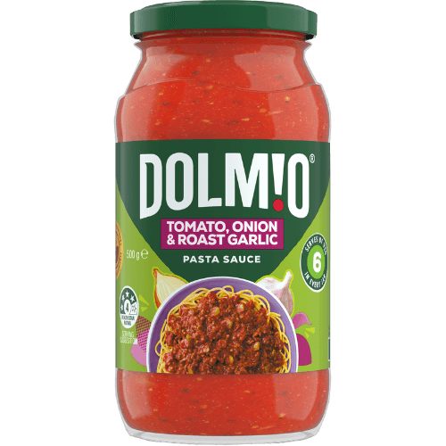 Dolmio Tomato Onion & Roast Garlic Pasta Sauce Jar