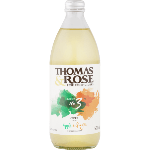 Thomas & Rose Apple & Ginger Fine Fruit Cider 500 mL