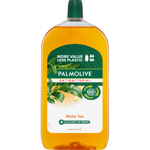 Palmolive Antibacterial White Tea Liquid Handwash Refill