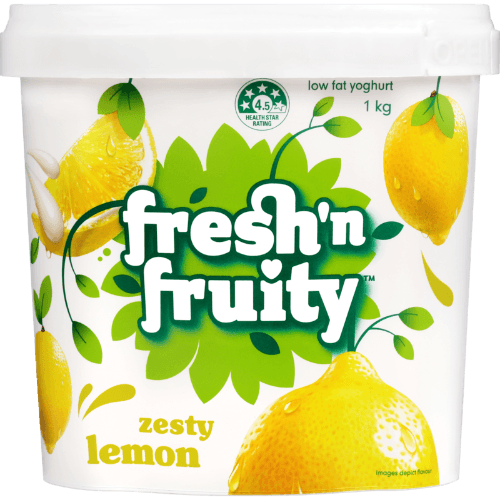 Fresh 'n Fruity Zesty Lemon Yoghurt