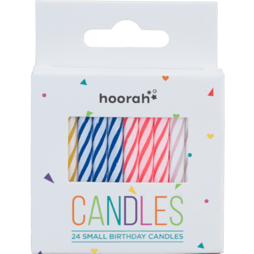 Hoorah Small Birthday Candles