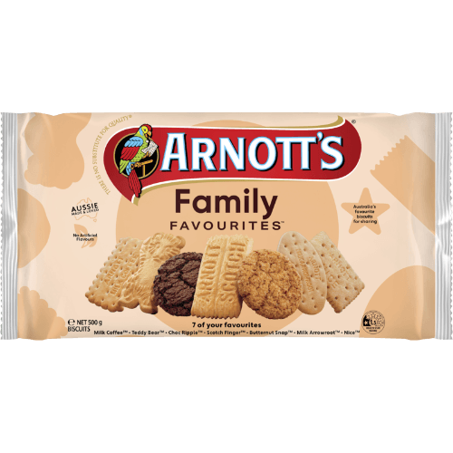 Arnott's Biscuits Family Favourites 500 g