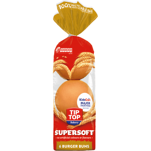 Tip Top Supersoft Burger Buns