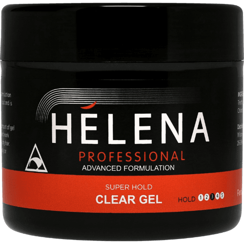 Helena Professional Super Hold Hair Gel Clear