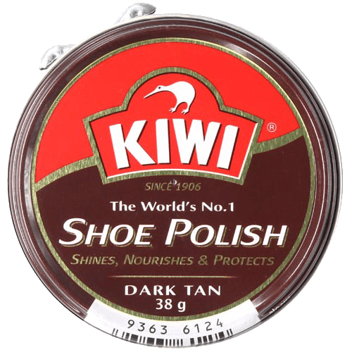 Kiwi Dark Tan Shoe Polish 38 g