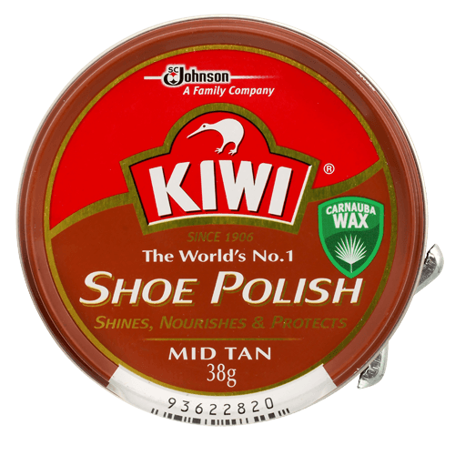 Kiwi Mid Tan Shoe Polish 38 g