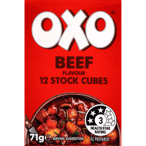Oxo Beef Flavour Stock Cubes
