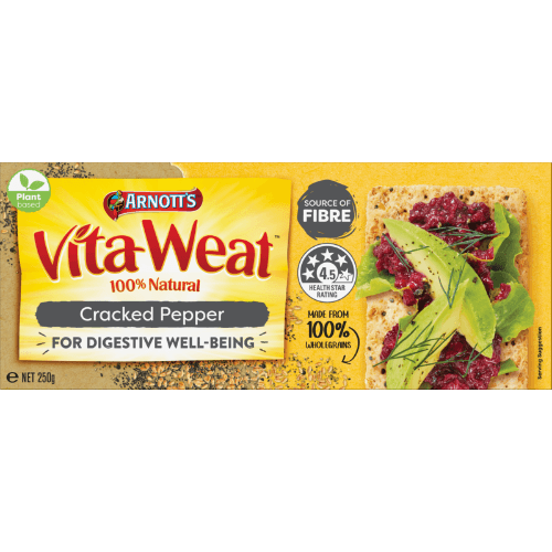 Arnott's Vita-Weat Cracked Pepper Crispbread