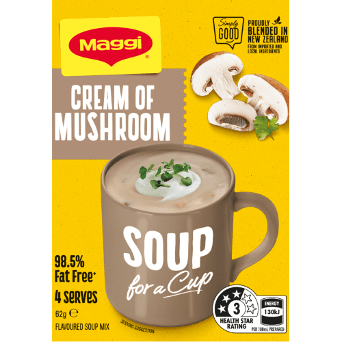 Maggi Cream Of Mushroom Soup For A Cup Sachet