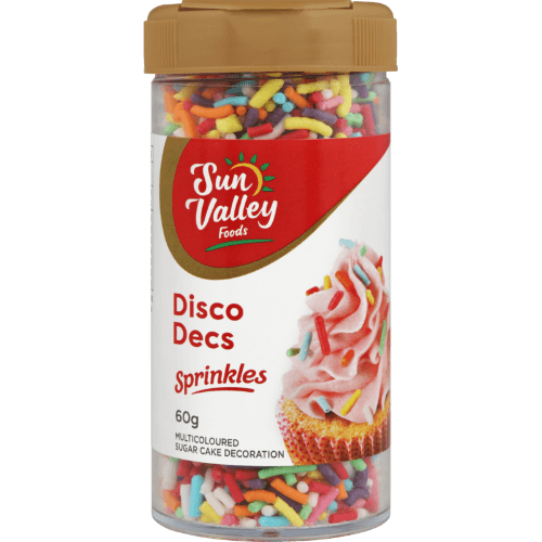 Sun Valley Foods Disco Decs Sprinkles 60 g