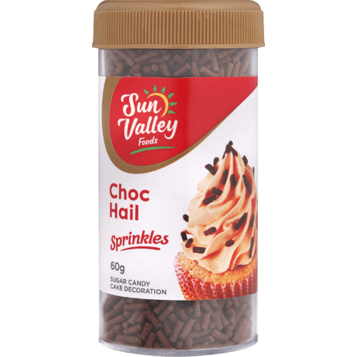 Sun Valley Foods Choc Hail Sprinkles 60 g