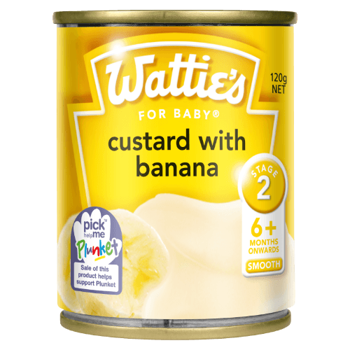 Wattie's For Baby Custard With Banana 6-7 Months+