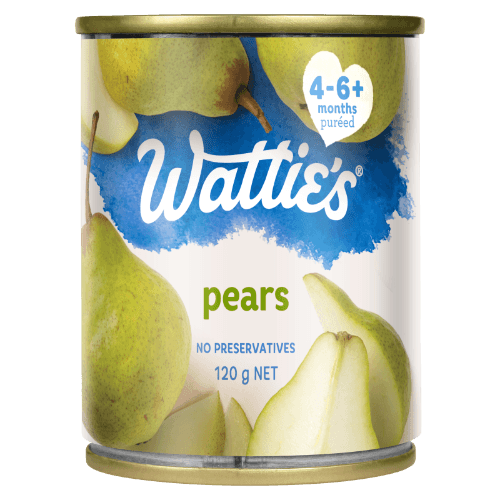 Wattie's For Baby Pears 4-6 Months+
