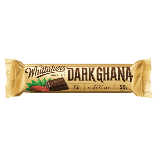Whittaker's 72% Cocoa Dark Ghana Chocolate Bar