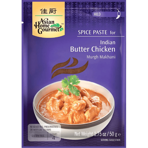 Asian Home Gourmet Indian Murgh Makhani Butter Chicken Mild Spice Paste
