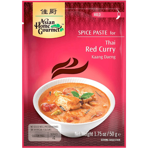 Asian Home Gourmet Thai Kaang Daeng Red Curry Mild Spice Paste