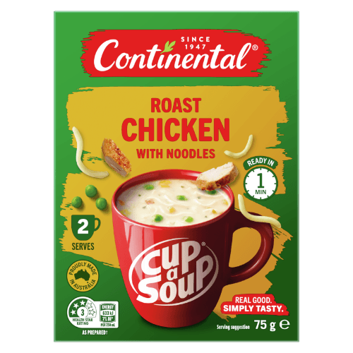 Continental Roast Chicken With Noodles Cup a Soup