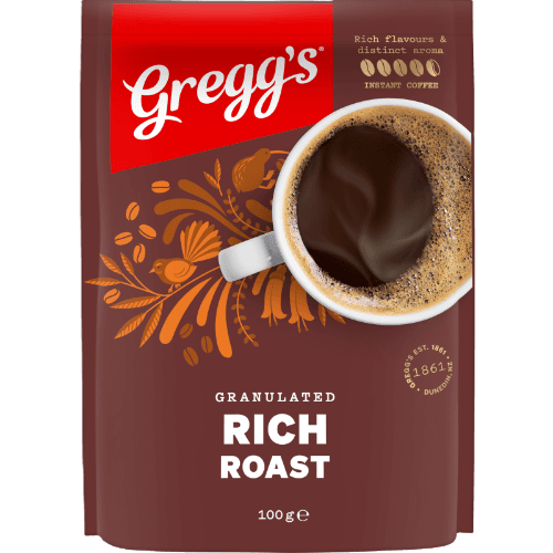 Gregg's Granulated Rich Roast Instant Coffee