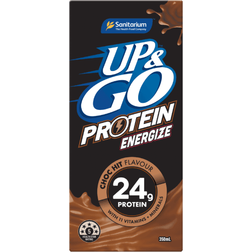 Sanitarium Up & Go Protein Energize Choc Hit Flavour Liquid Breakfast