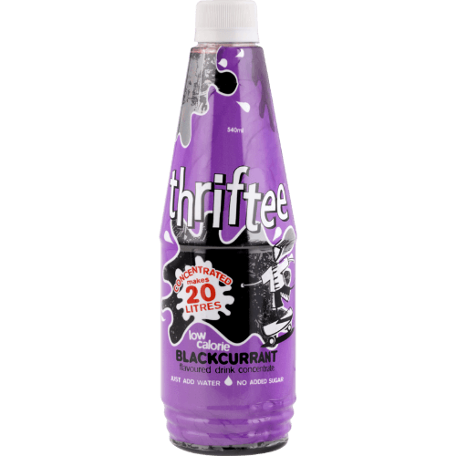 Thriftee Low Calorie Blackcurrant Flavoured Drink Concentrate