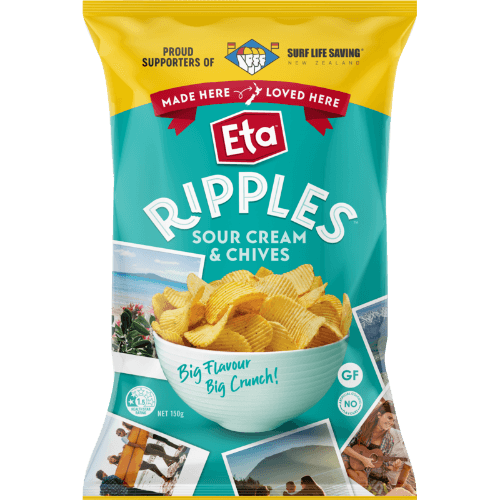 Eta Ripple Cut Sour Cream & Chives Potato Chips