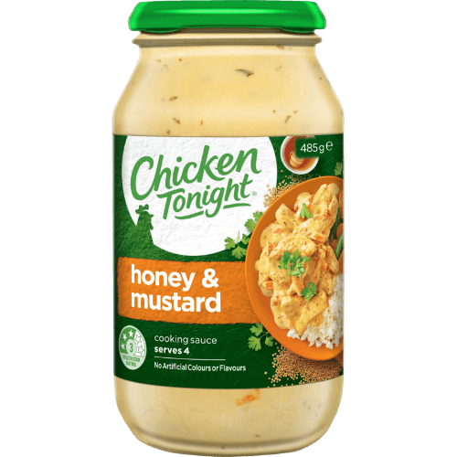 Chicken Tonight Honey & Mustard Cooking Sauce 485 g