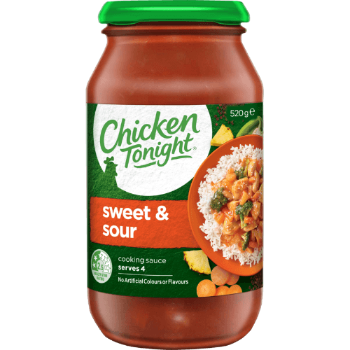 Chicken Tonight Sweet & Sour Cooking Sauce 520 g