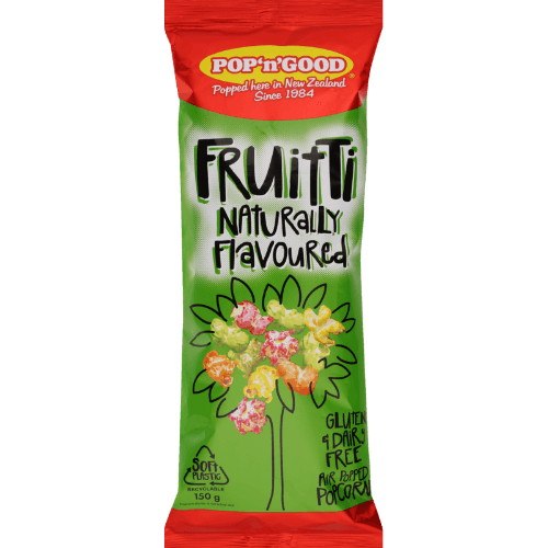 Pop'n'Good Fruiti Naturally Flavoured Popcorn