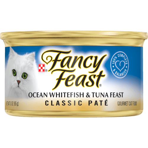 Purina Fancy Feast Classic Ocean Whitefish & Tuna Feast Adult Wet Cat Food 85 g