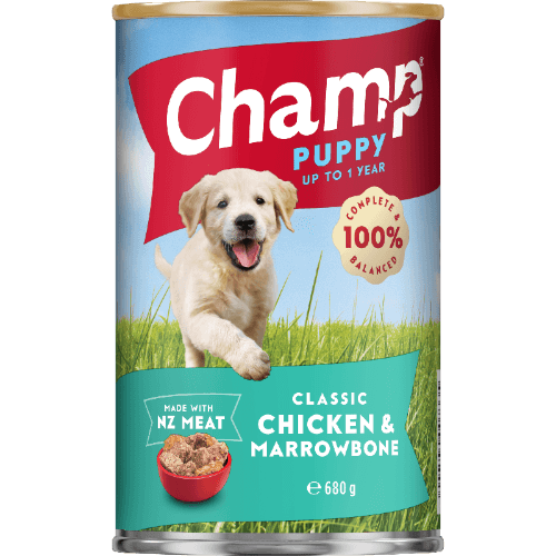 Champ Classic Chicken & Marrowbone Puppy Food 680 g