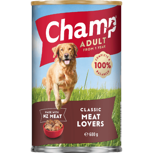 Champ Classic Meat Lovers Adult Dog Food 680 g