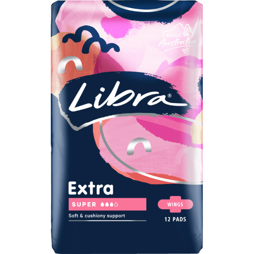 Libra Extra Super Pads With Wings