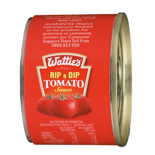 Wattie's Sauce Tomato Rip N Dip