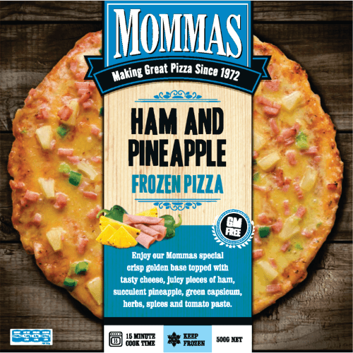 Momma's Ham And Pineapple Frozen Pizza